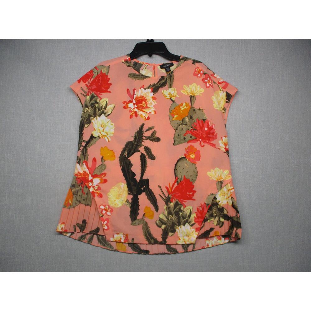 Lord Taylor Feminine Boho Trendy Floral Blouse Womens Size Extra Small